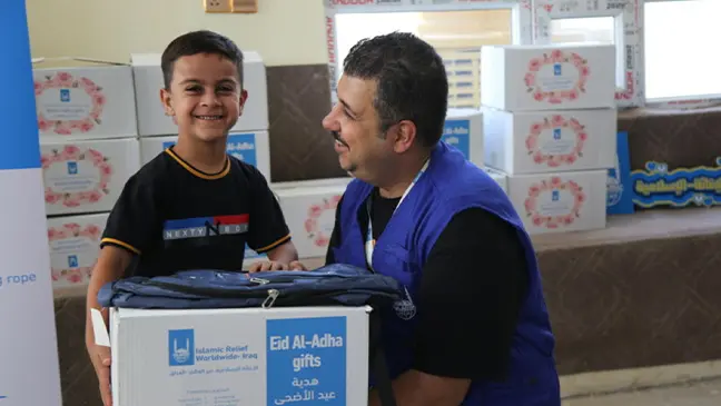 Image: 2023 Eid gift distributions in Iraq. Islamic Relief Singapore