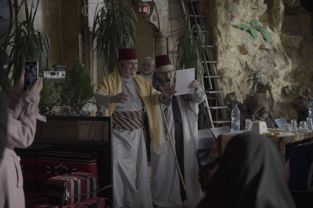 Local volunteers gave their time to celebrate with the children