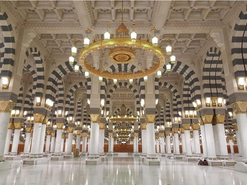 Masjid al-Haaram provides pilgrims with plenty of space to pray