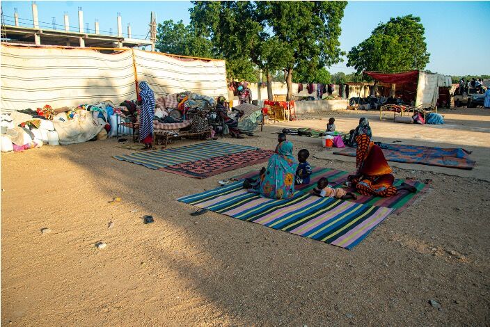 Islamic Relief food distributions have been a lifeline for displaced families in Gedaref, providing flour, oil and essential household supplies