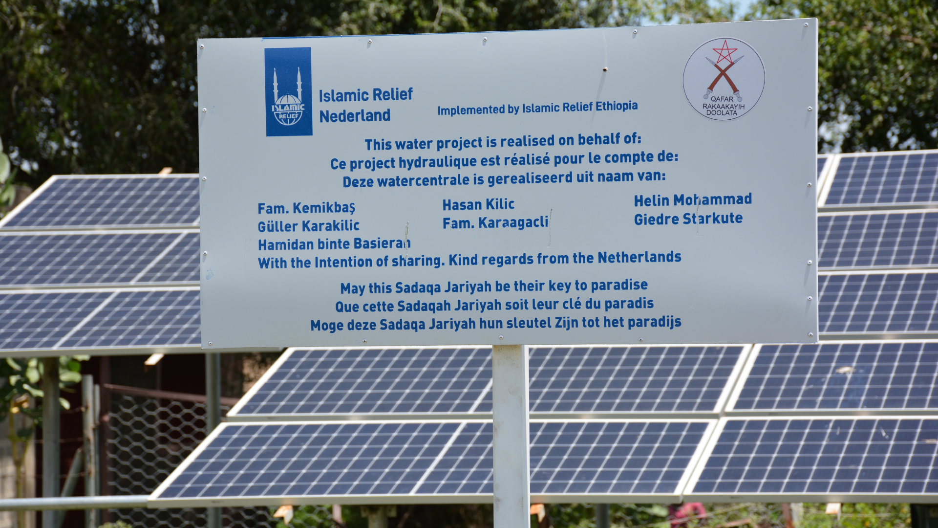 solar power water project
